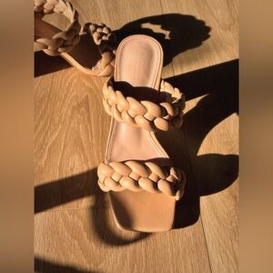 syktkmx braided Heel Sandal